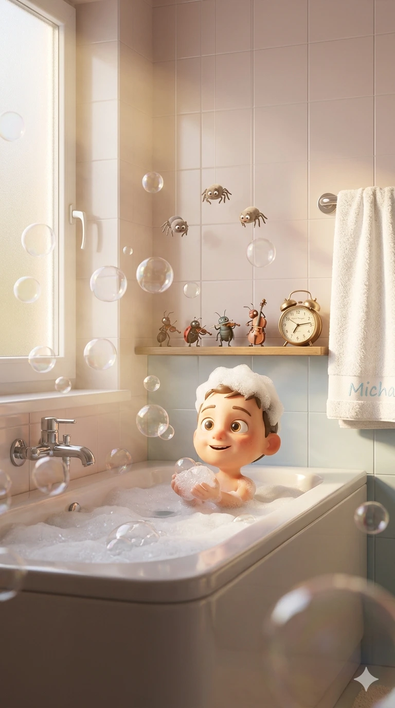 GOOD MORNING CHAOS: Dreamy Pixar-Style Bathroom Fantasy World