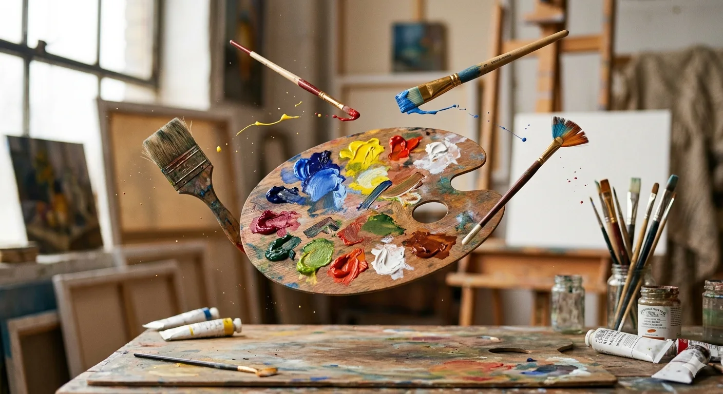 Palette of Imagination — The Floating Artist’s Touch
