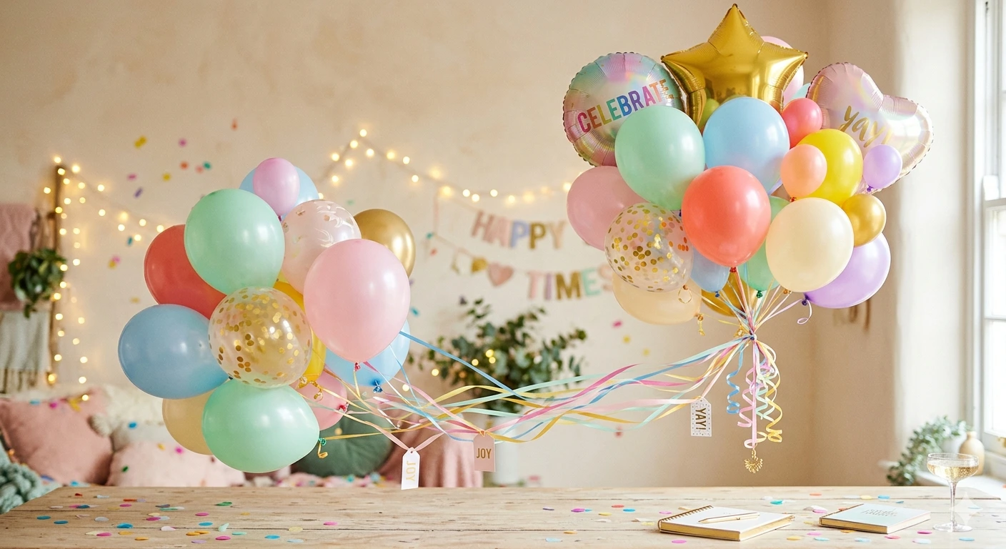 Skybound Celebration — The Floating Balloon Dream