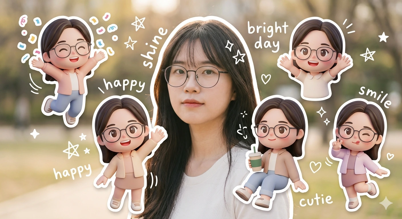 Mini Me Magic: Cute Chibi Aesthetic Glow