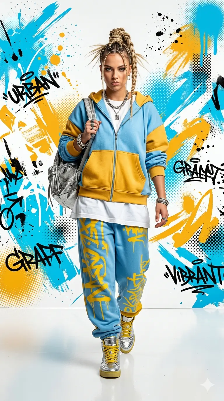 Urban Pulse — The Cyan & Gold Walk