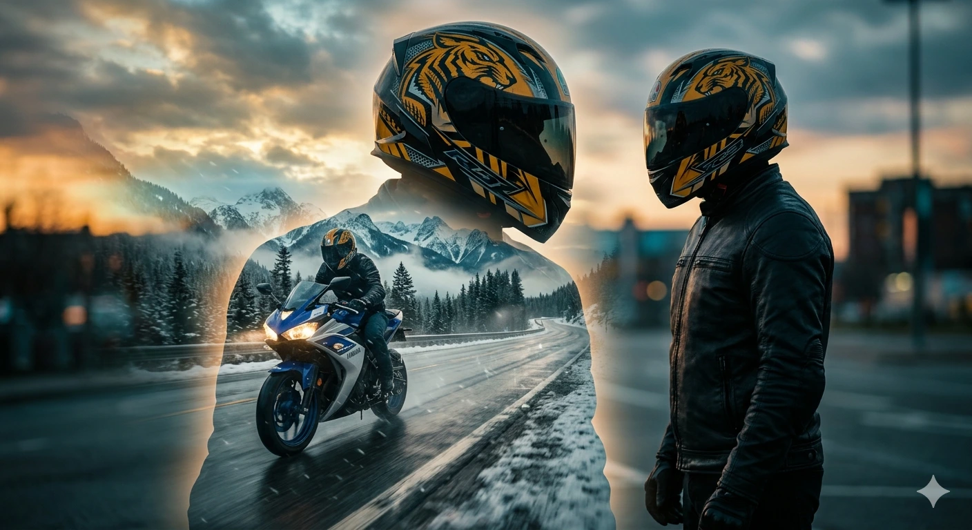 Winter Velocity — The Double Exposure Rider