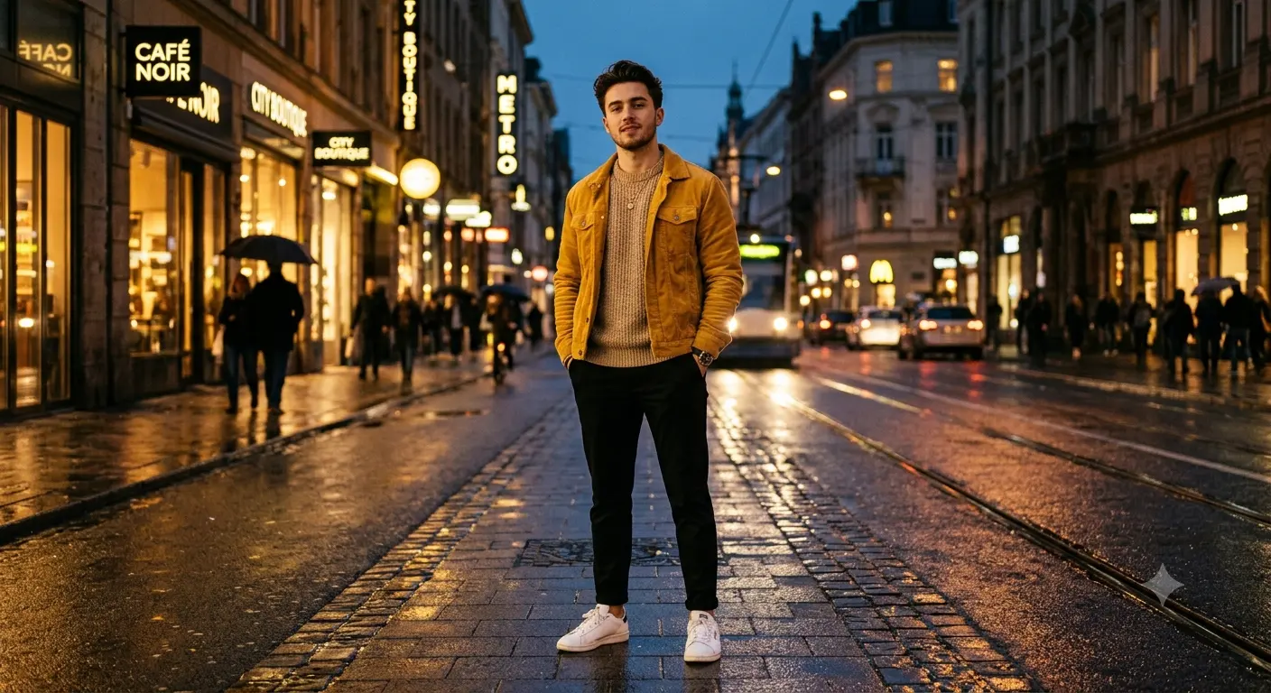 Midnight Street Glow — Urban Confidence