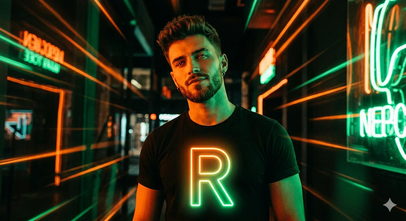 Neon R — The Radiant Identity