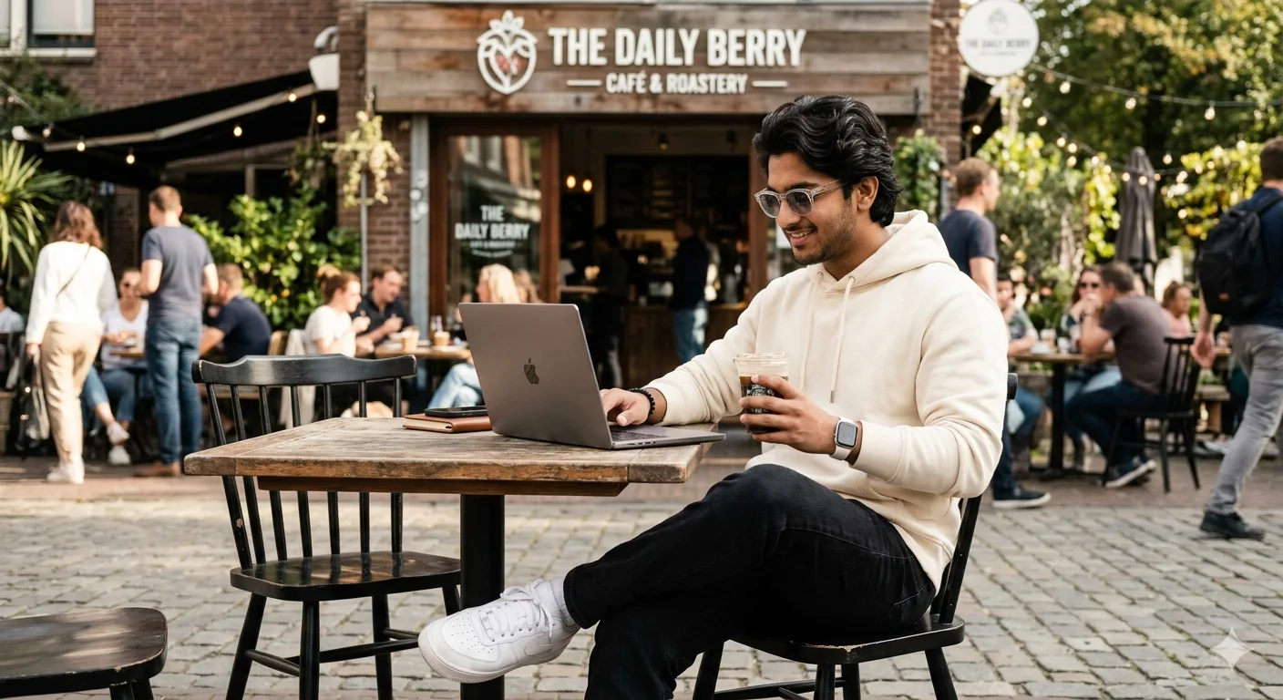 Café Confidence — Modern South Asian Street Luxe