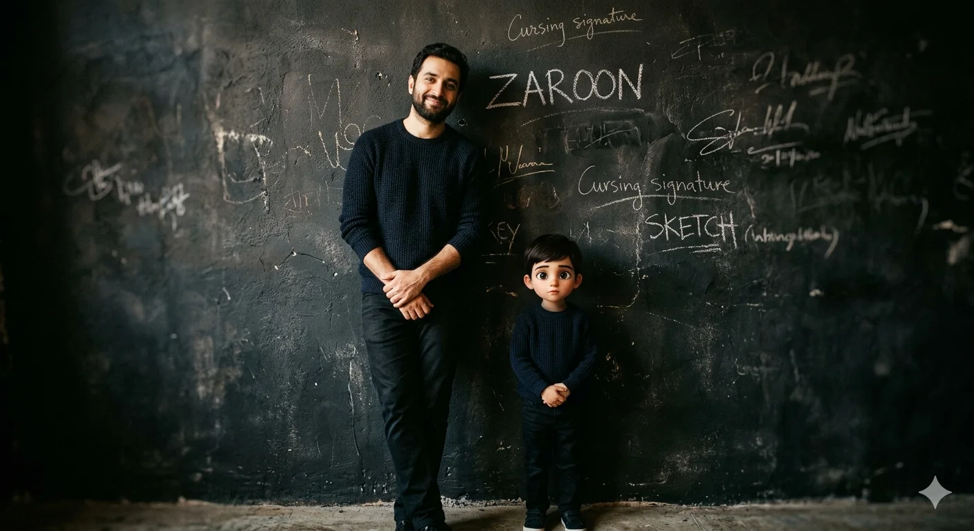 zaroon — side by side through time