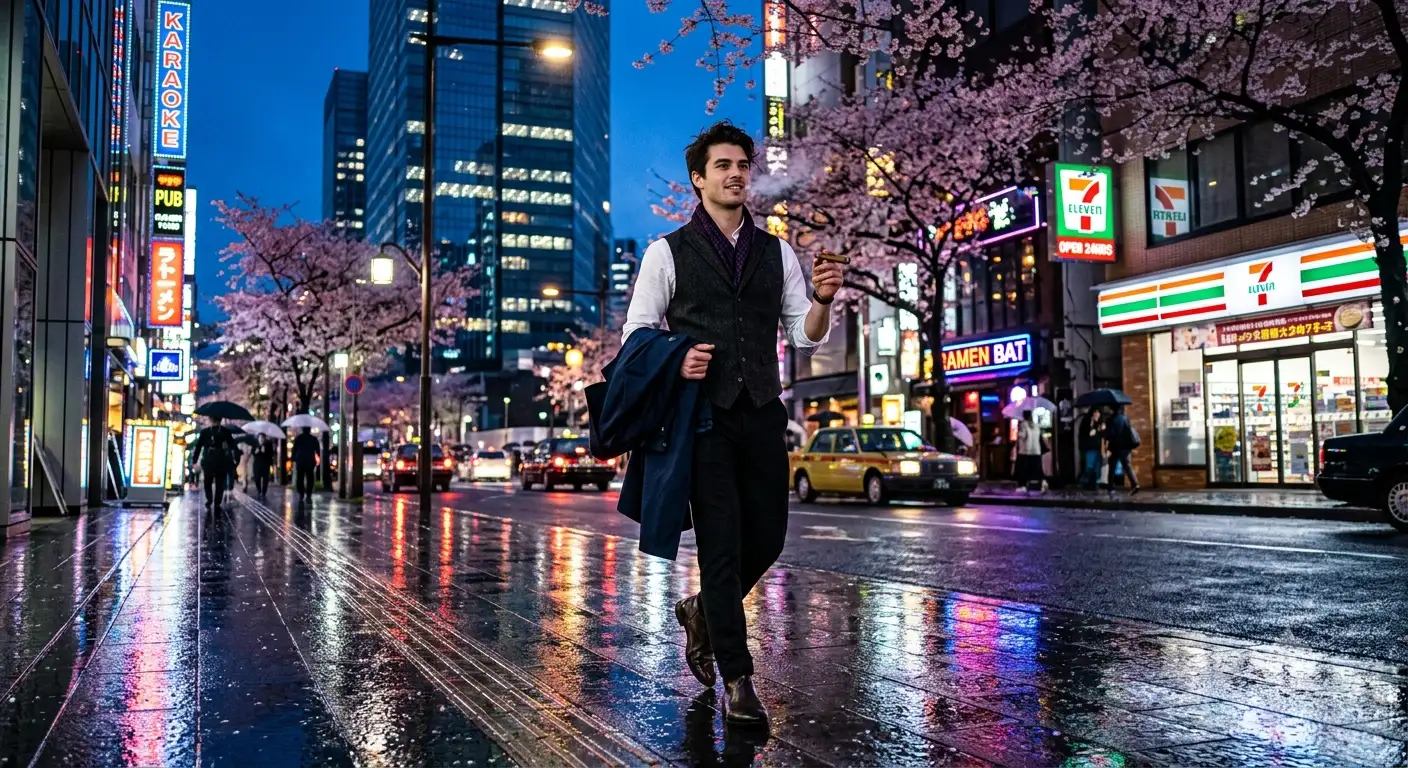 Neon Afterglow — Midnight City Walk