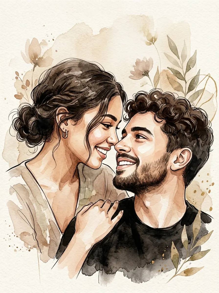 WHISPERS IN WATERCOLOR : A LOVE WITHOUT DISTANCE