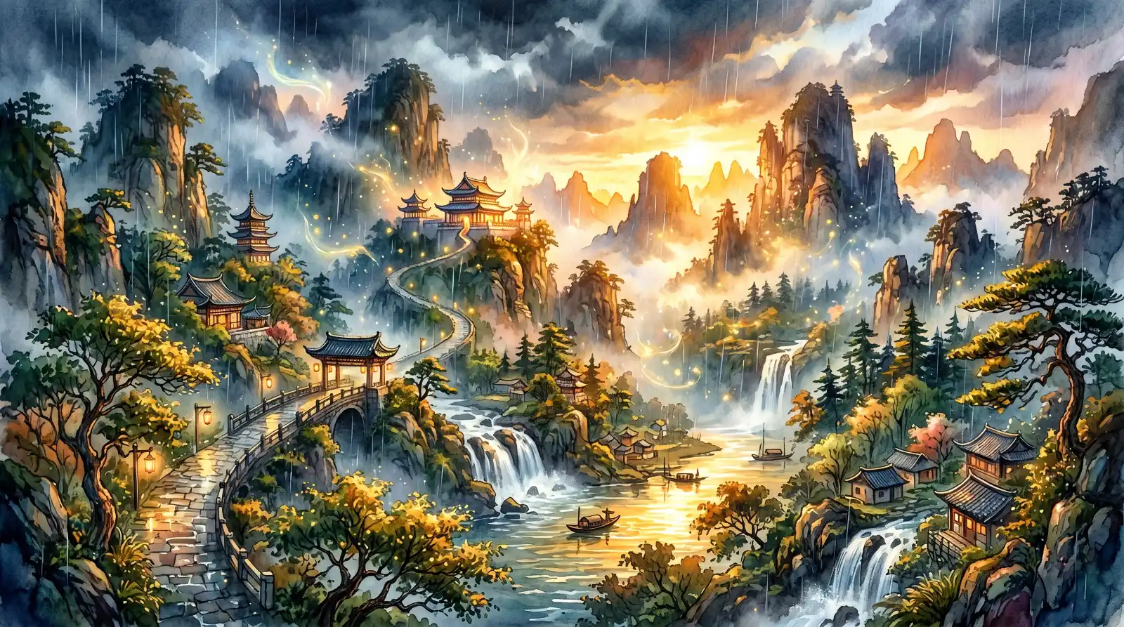 GOLDEN MIST OF THE HIDDEN HILLS