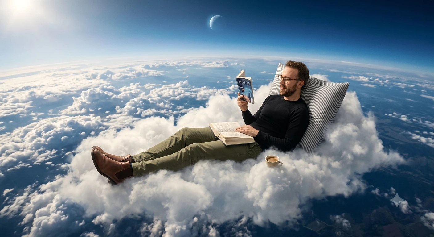 CLOUDSIDE READING: Floating Serenity Above the Sky