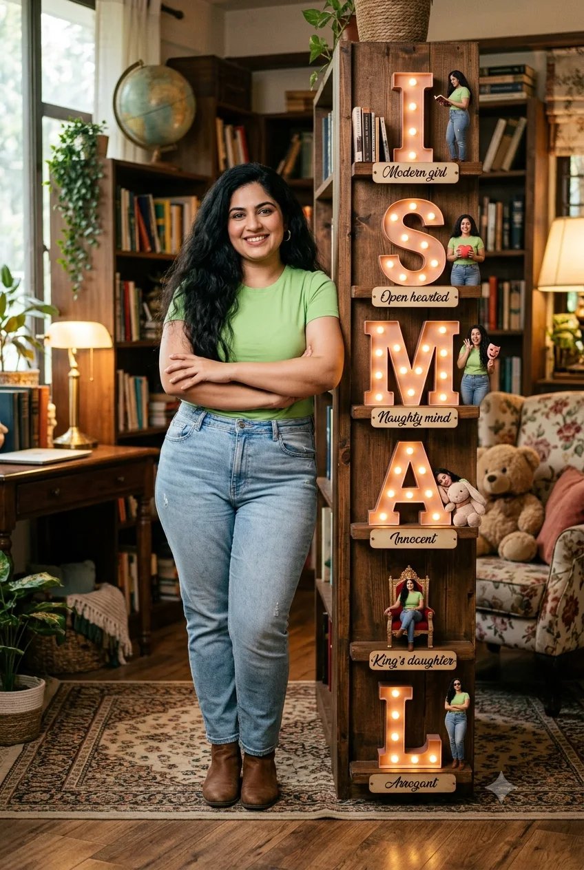 Ismail: Rose-Gold Library Muse – Cinematic Cottagecore Character