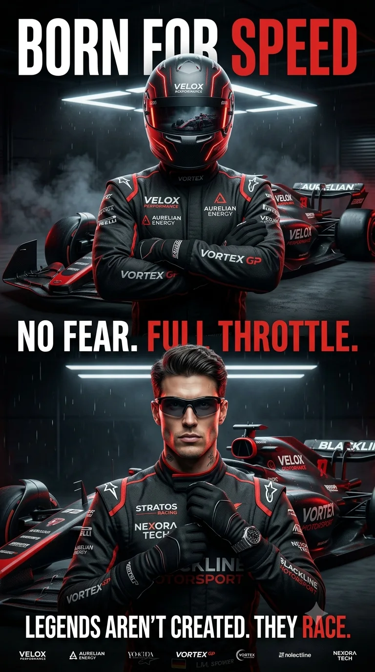 Born for Speed: Dual Persona Formula 1 Luxury Motorsport