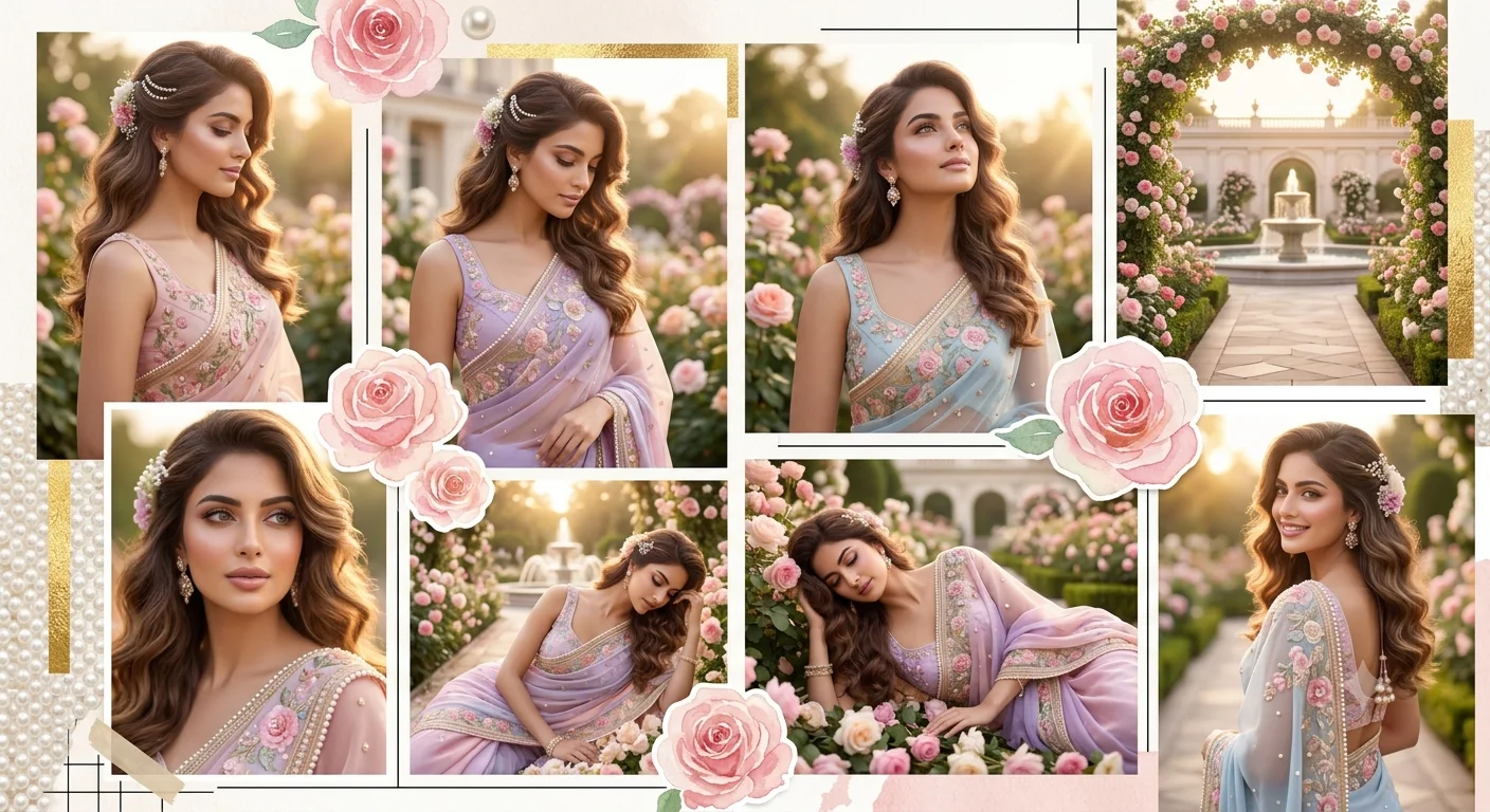 Ethereal Bloom: A Royal Pastel Garden Couture Dream