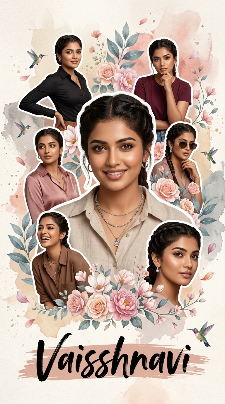 Vaisshnavi — Blooming Grace in Editorial Dreams