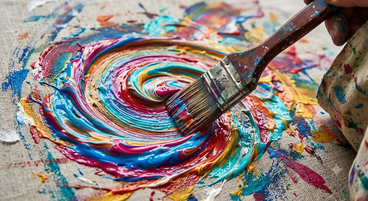 Color in Motion — The Mid-Stroke Expression