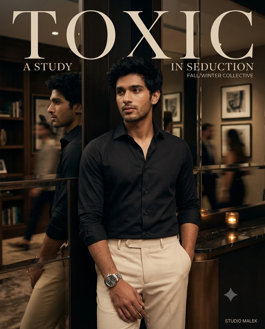 TOXIC: Mirror Reflex – Luxury Menswear Cinematic Fashion Campaign