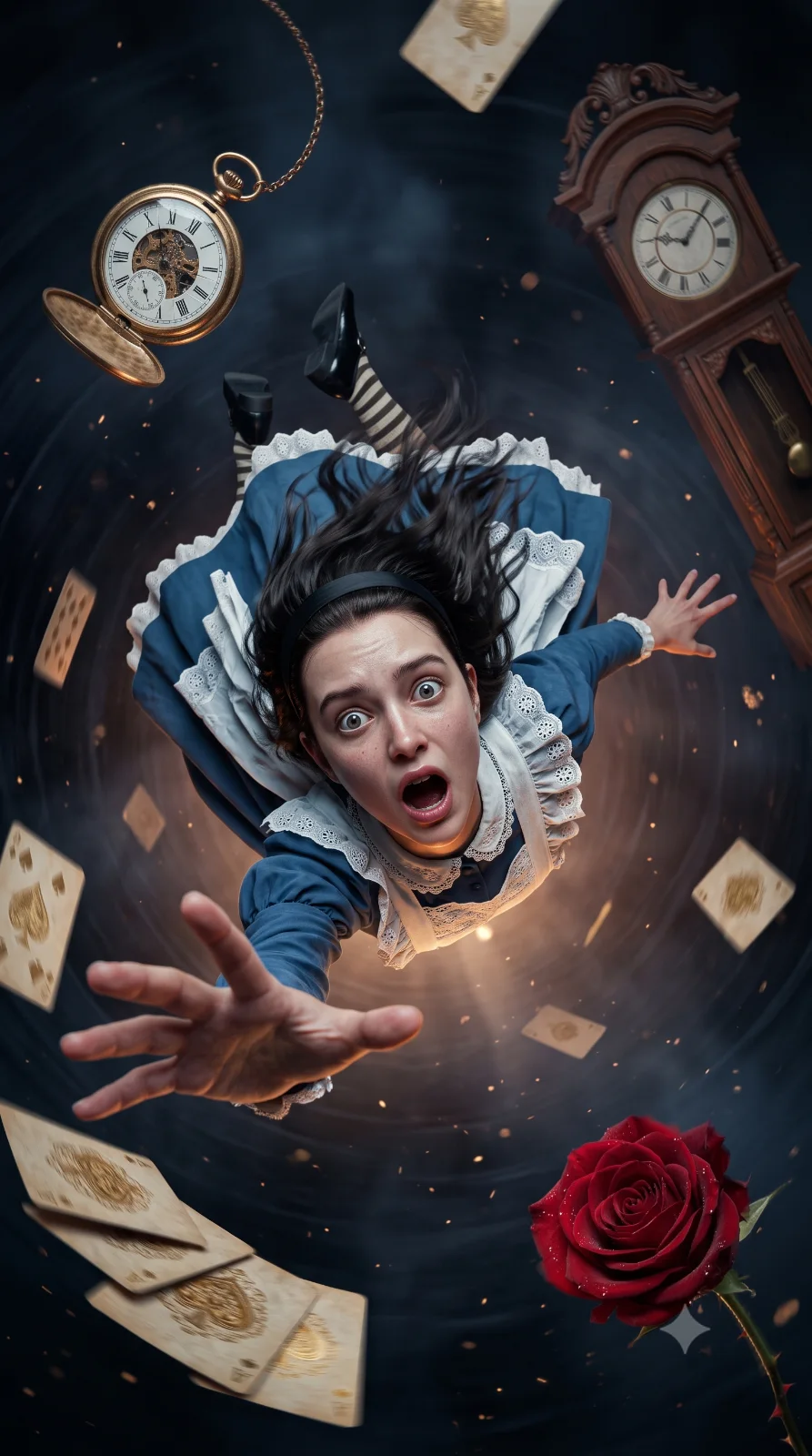 Hyperrealistic Alice in Wonderland Prompt