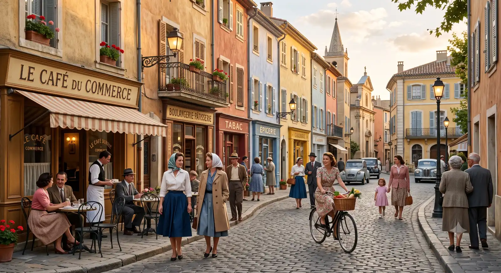 1950s European Town Photography Prompt