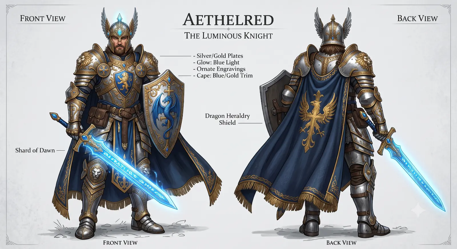 Fantasy Paladin Armor Concept