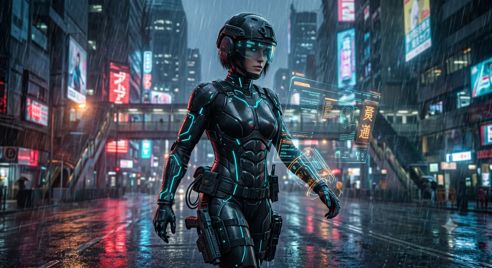 Cyberpunk Assassin Prompt Expansion
