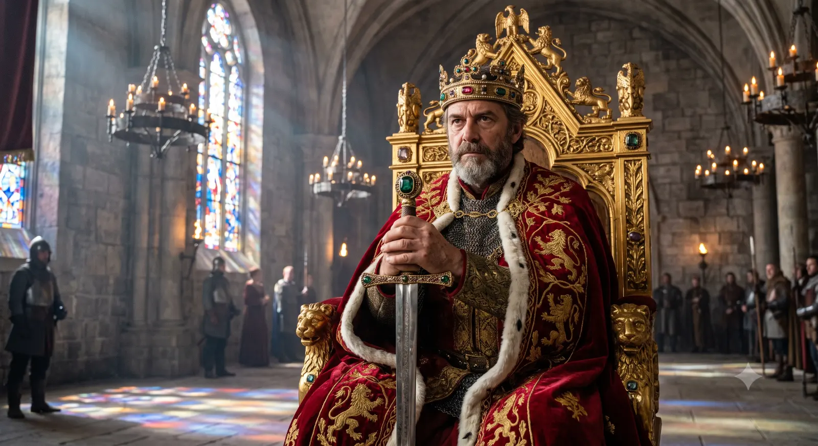 Cinematic Medieval King Prompt Expansion