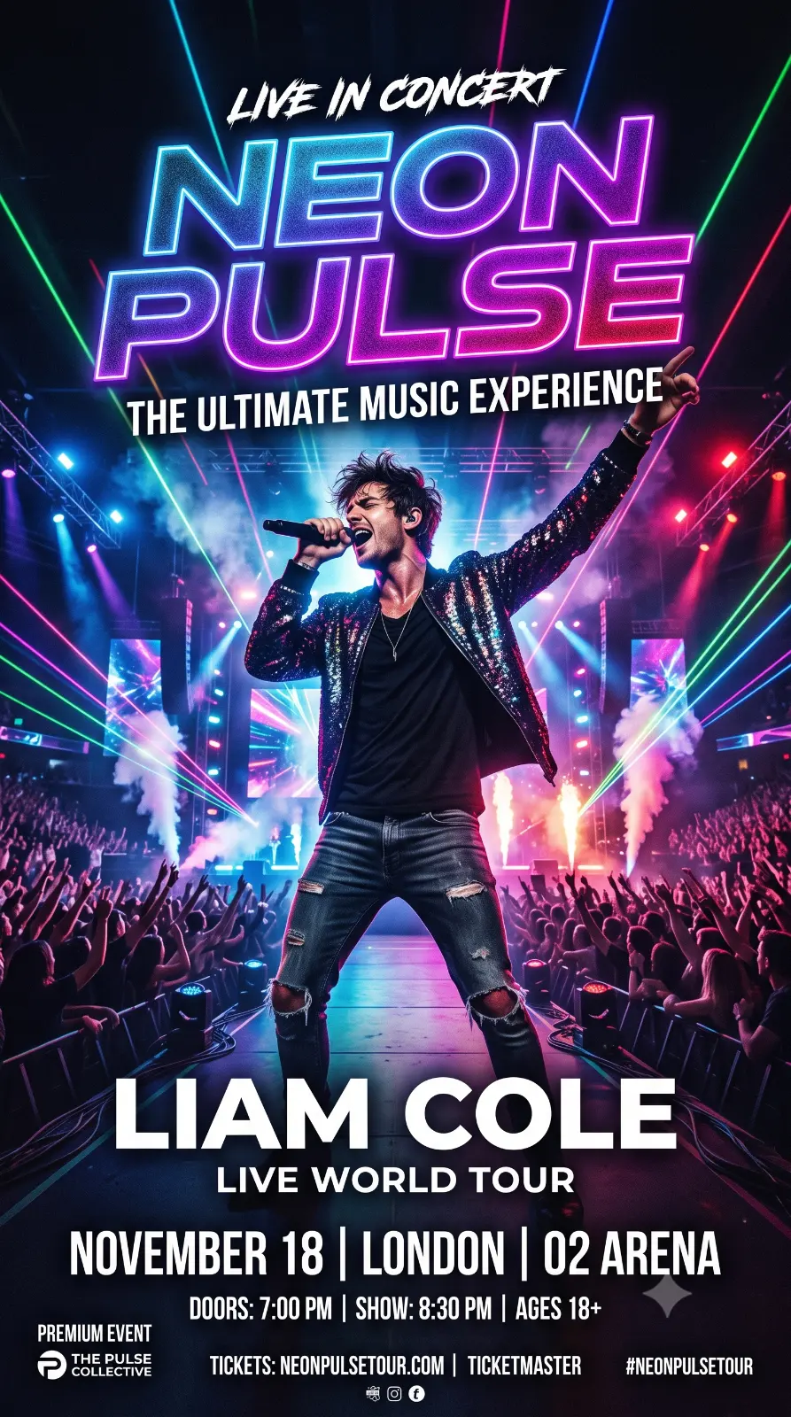 Modern Music Concert Poster Design