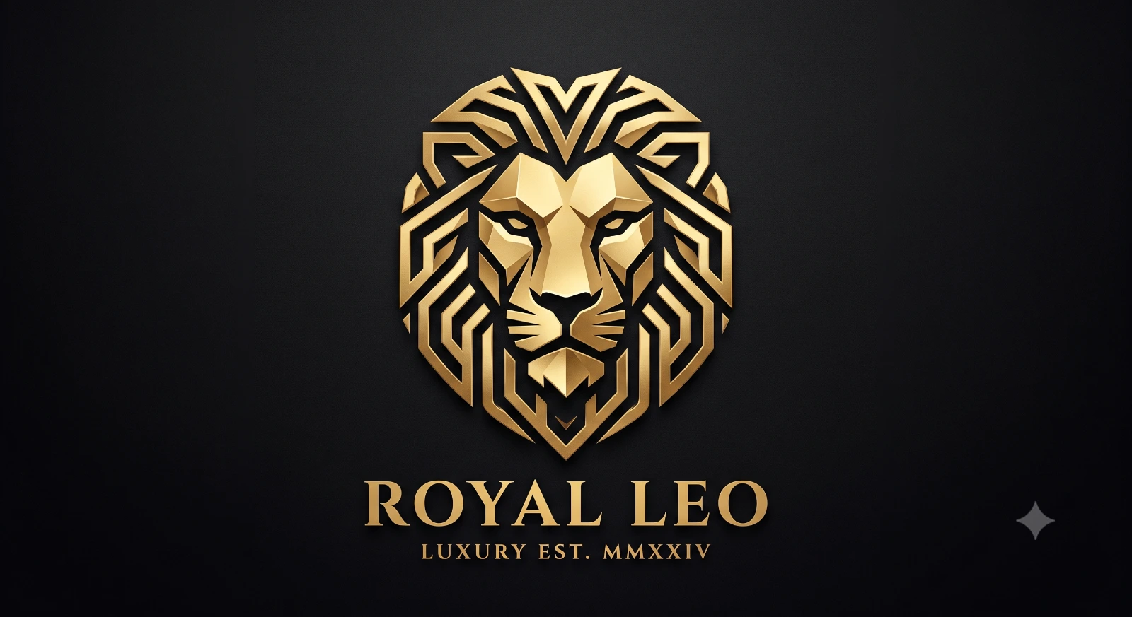 Premium Luxury Lion Logo Design