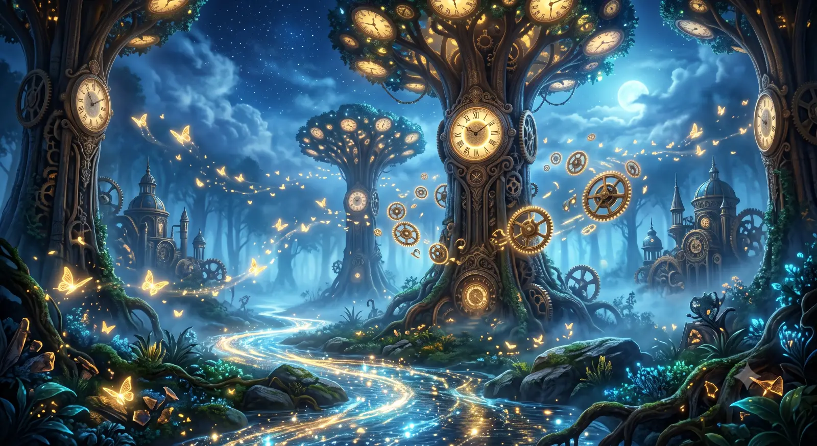 The Giant Clock Forest