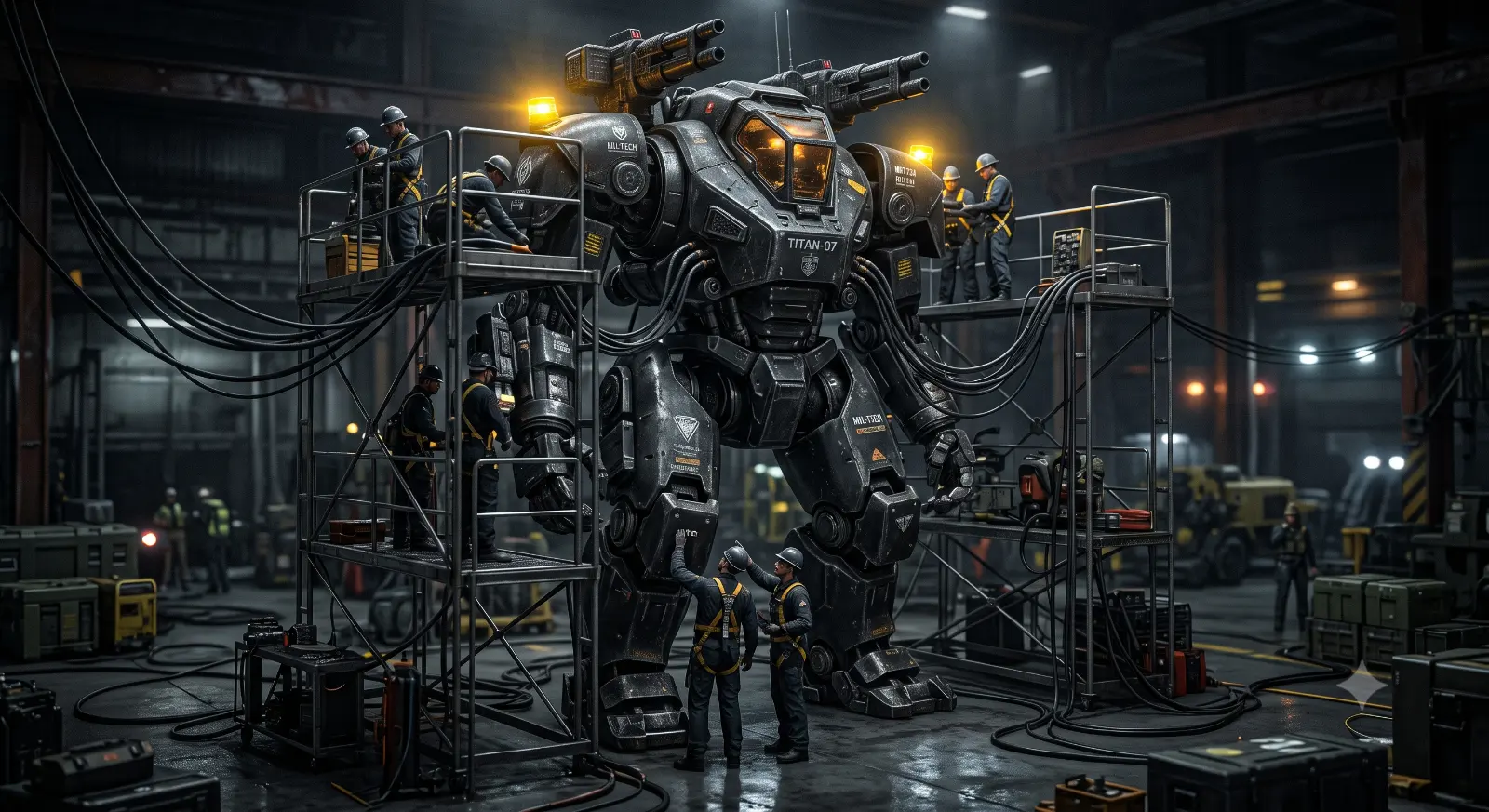 Tactical Armored Mech Hangar