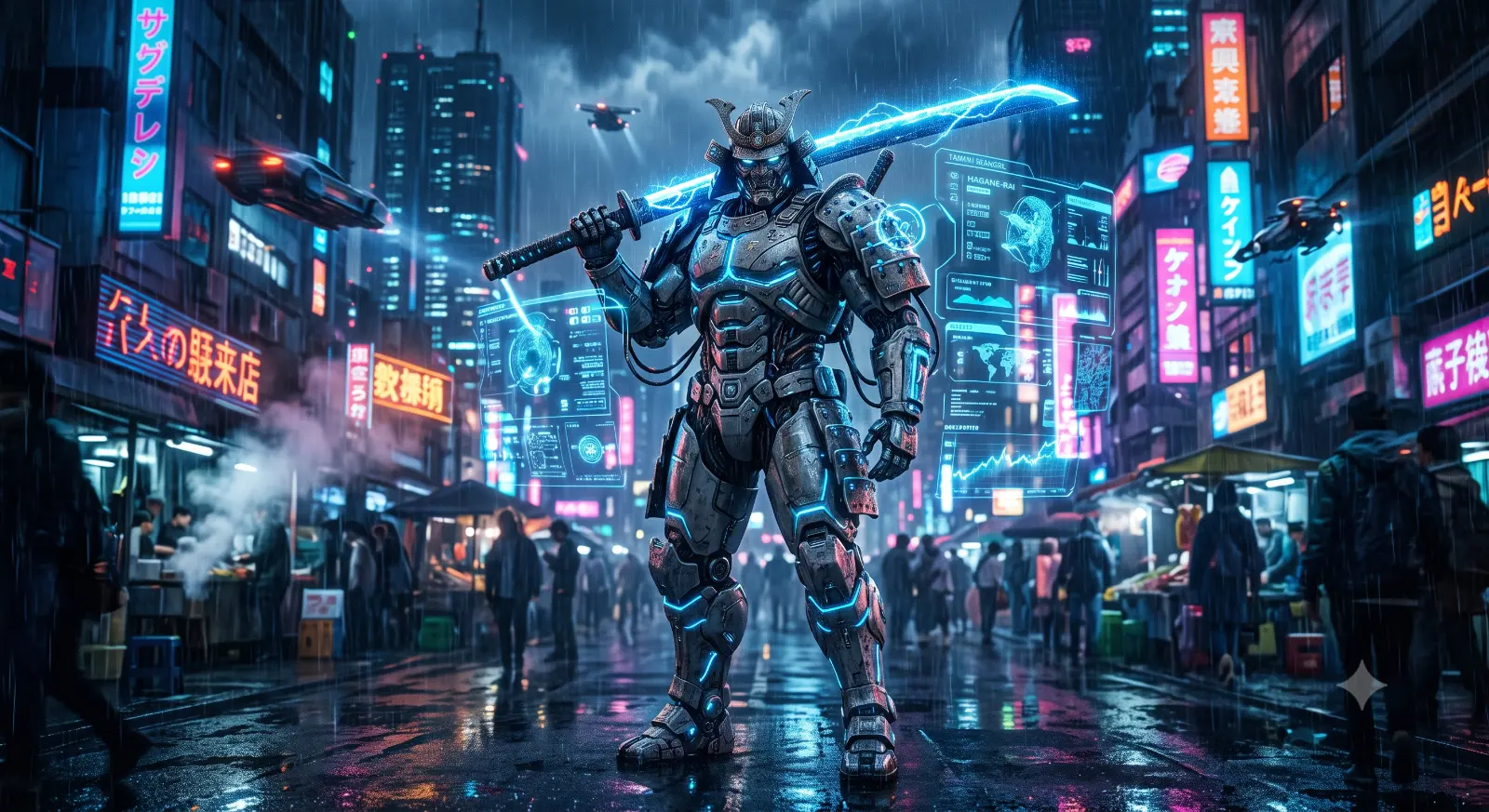 Mecha Samurai Warrior