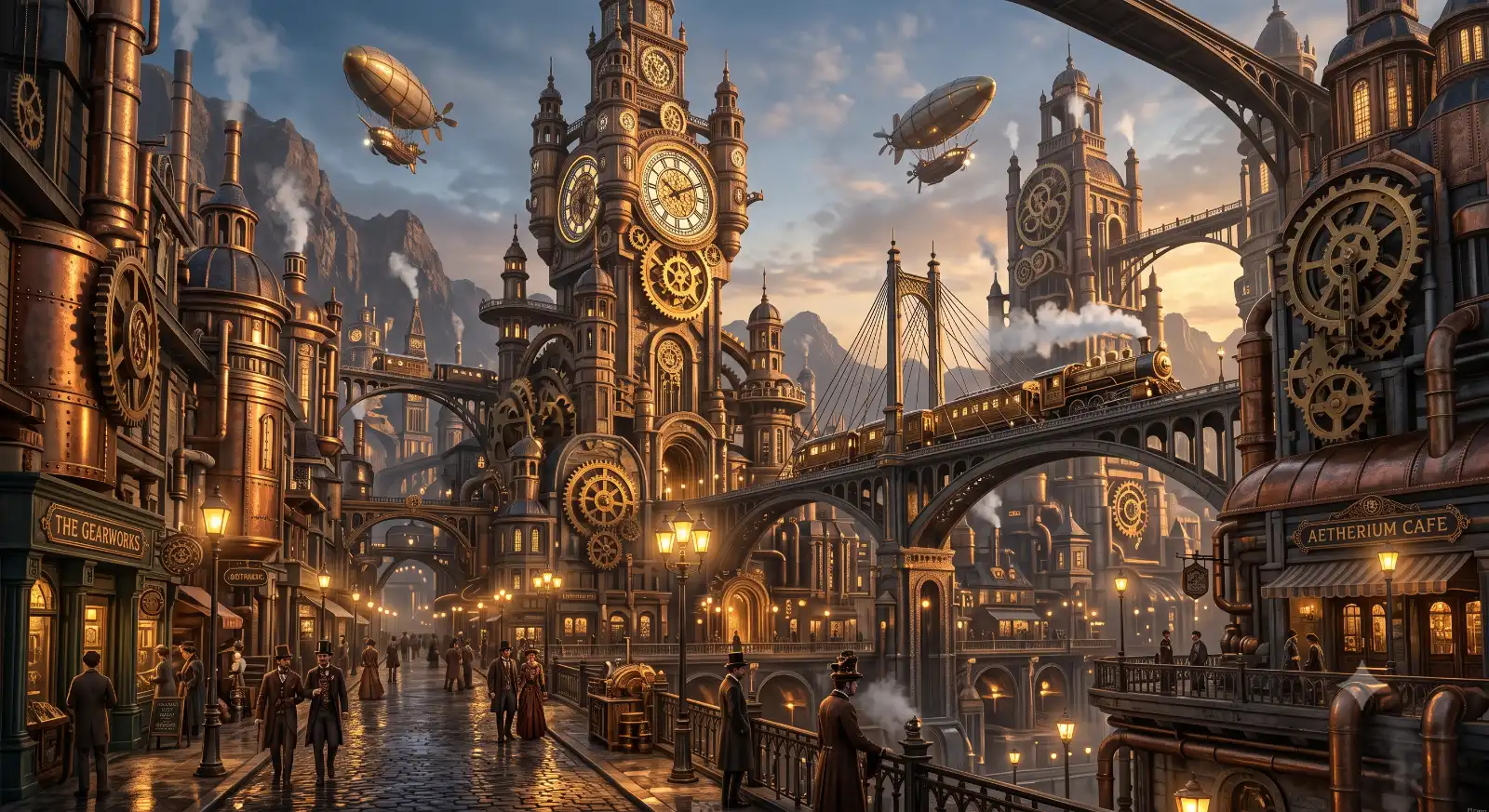 Steampunk City of Brass