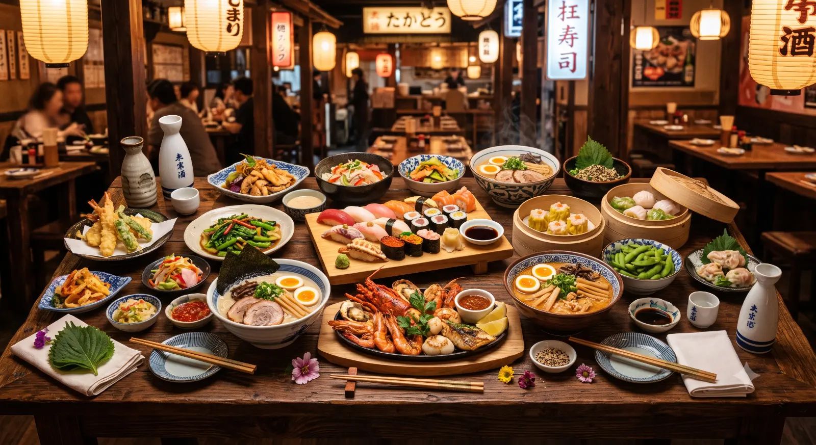 Traditional Asian Feast
