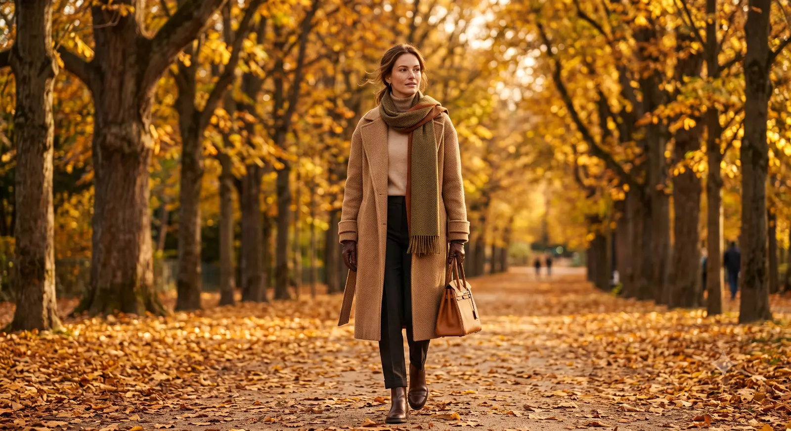 Elegant Autumn Fashion Portrait