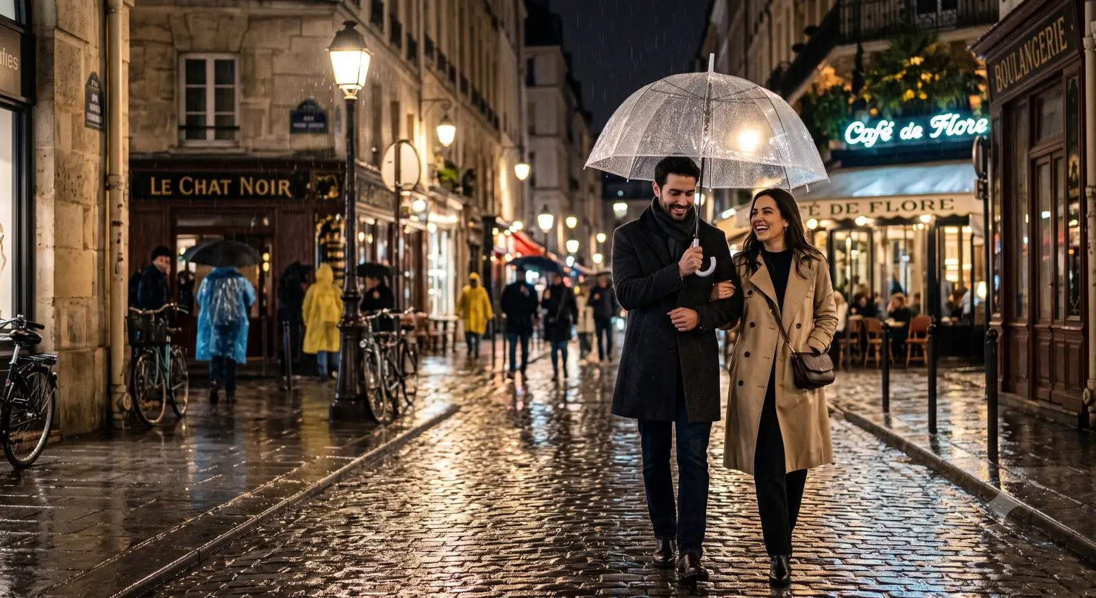 Rainy Umbrella Love