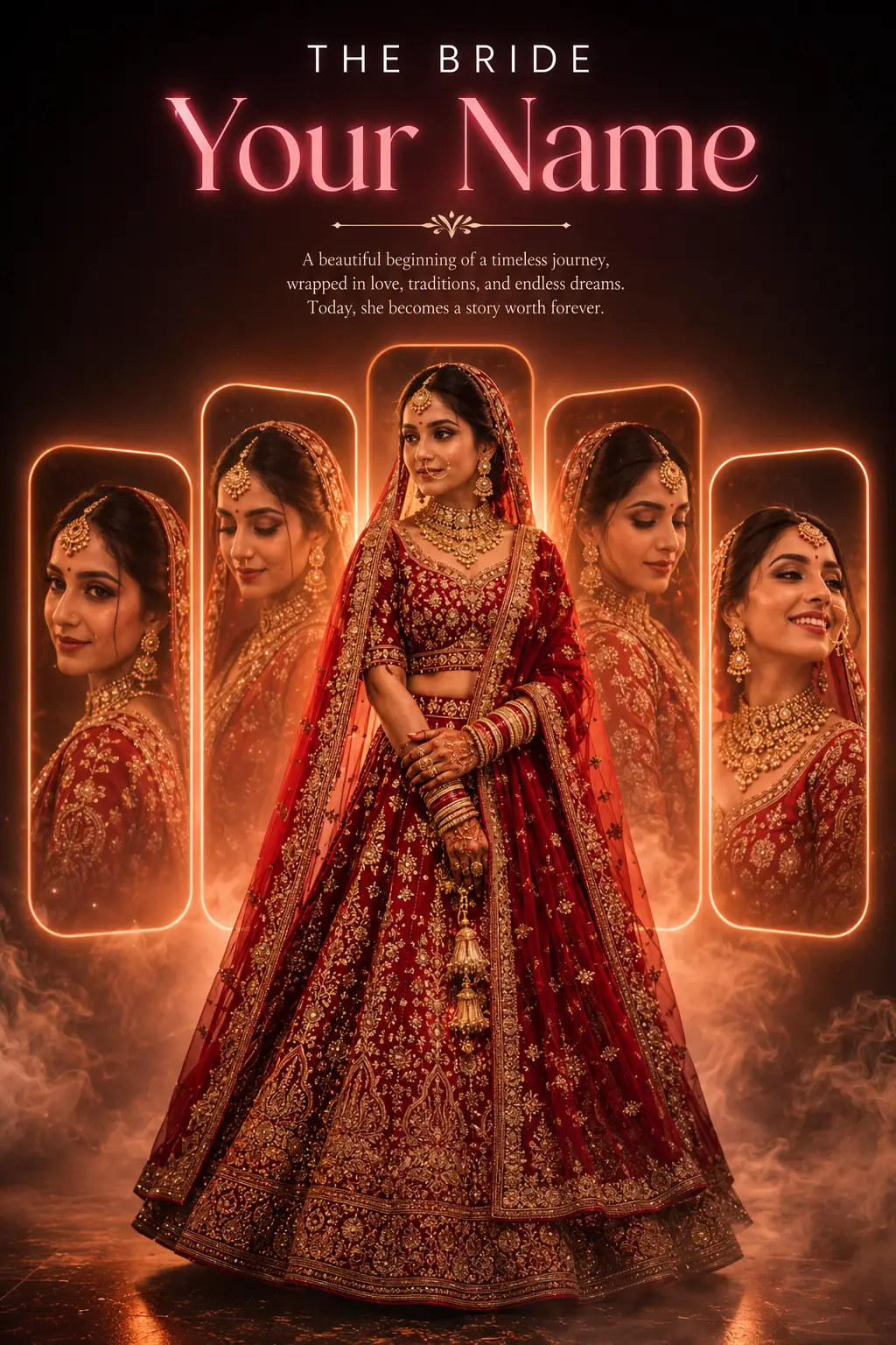 The bride's timeless journey