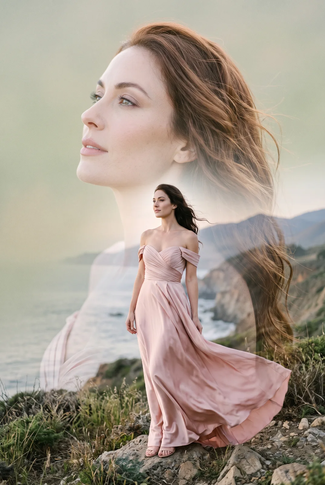 Double Exposure Portrait Creation