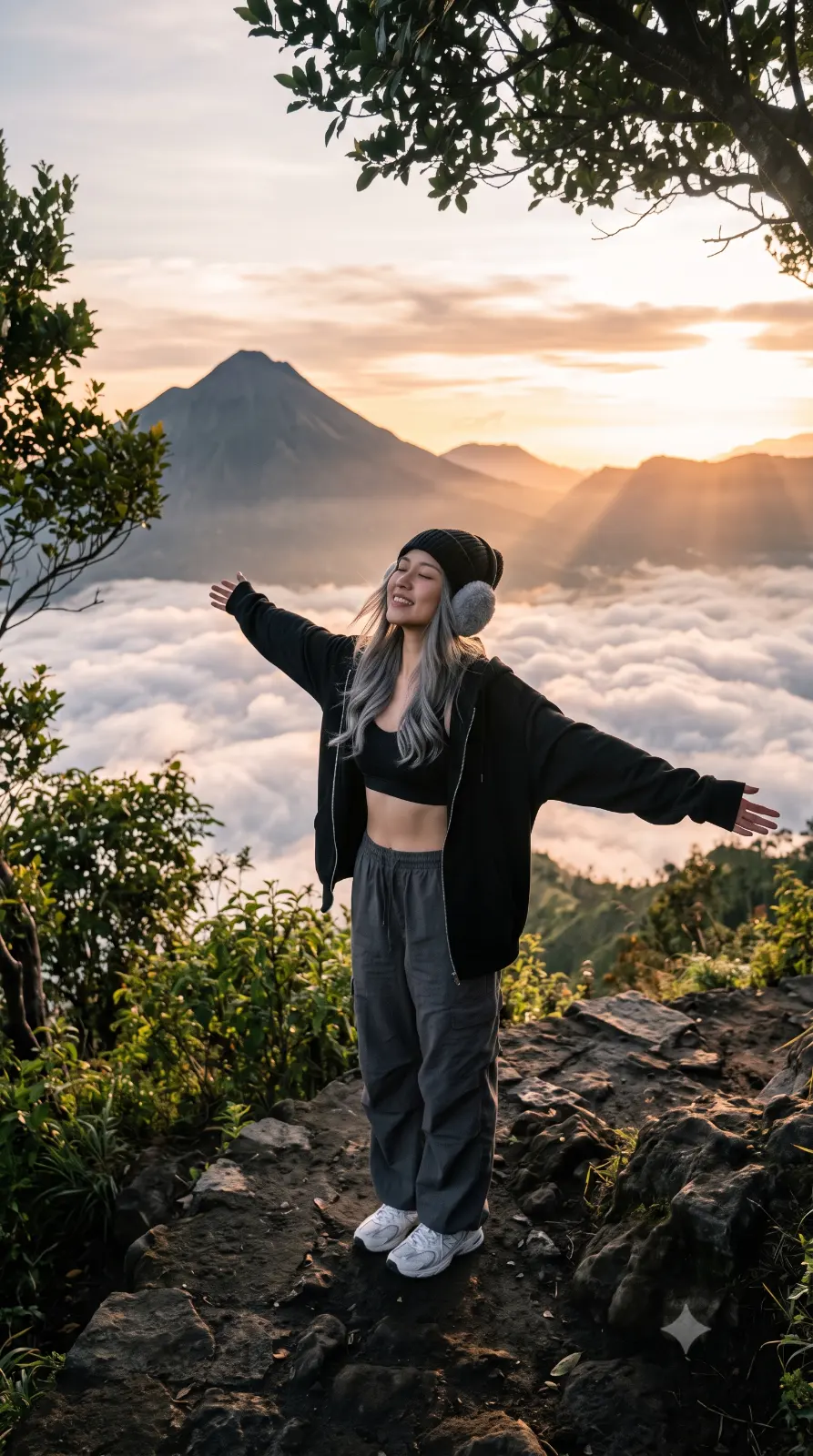 Sunrise Mountain Cloud View Photography