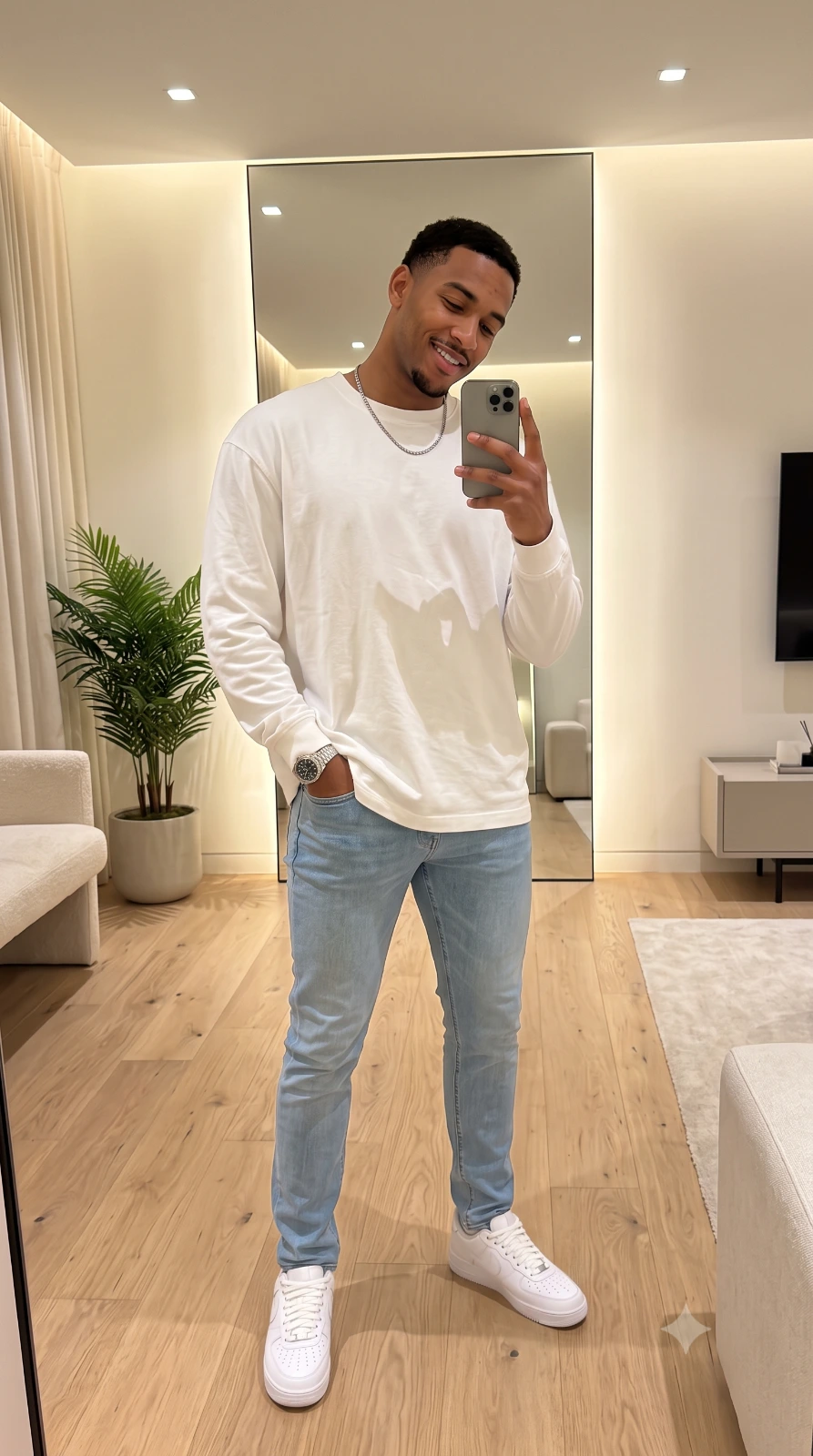 Mirror Selfie Face Swap Request