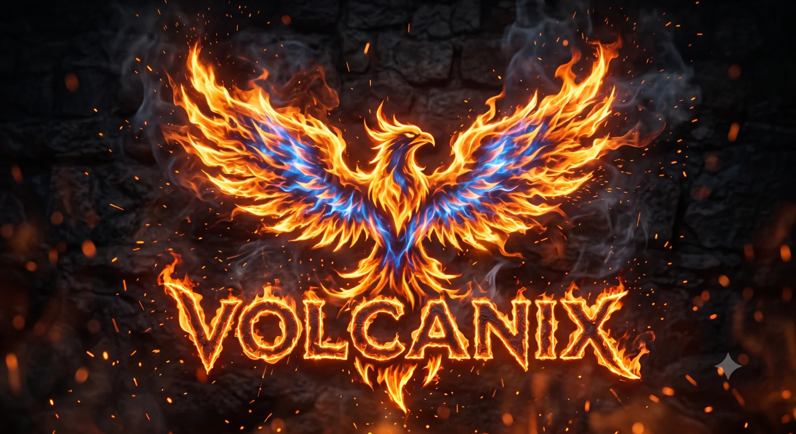 Fiery Phoenix Logo Generation
