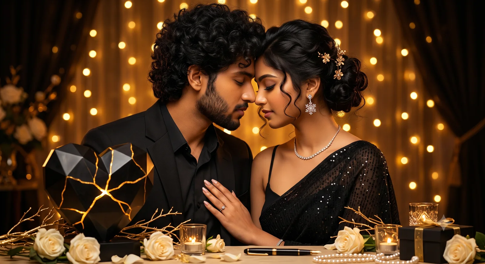 Romantic Couple Portrait Generation Request