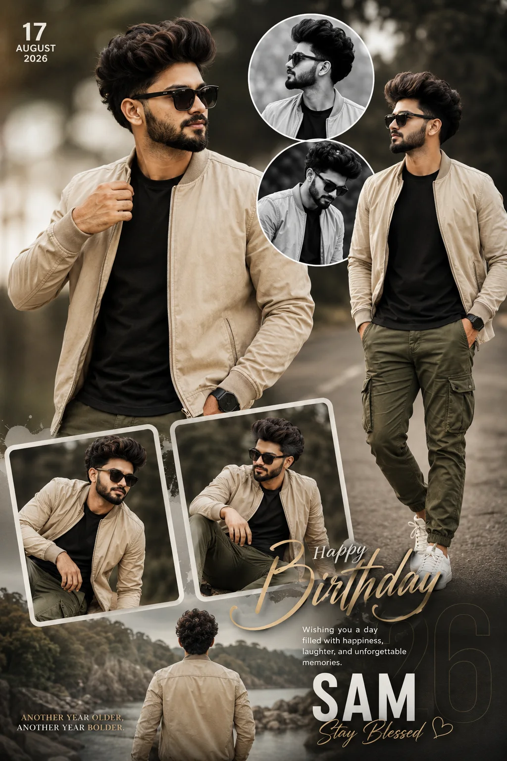 Birthday Collage for Sam