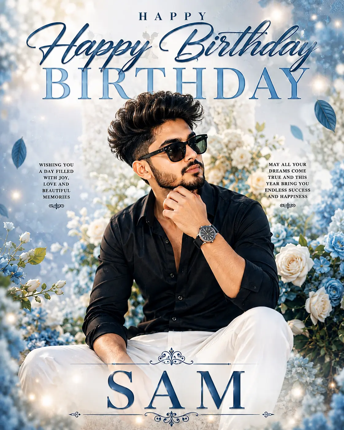 Birthday Bloom with Sam