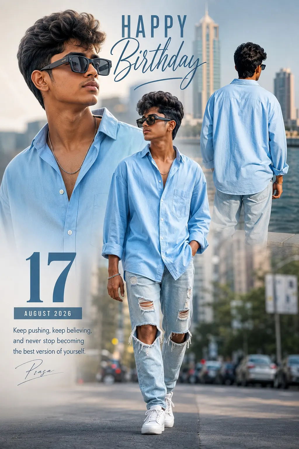 Fashion Portrait Collage