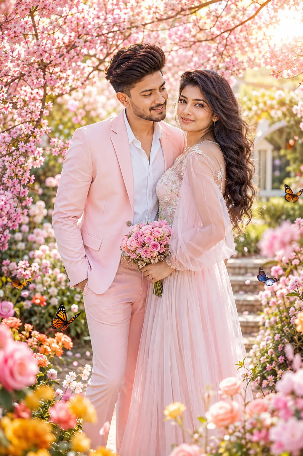 Dreamy Luxury Couple Portrait
