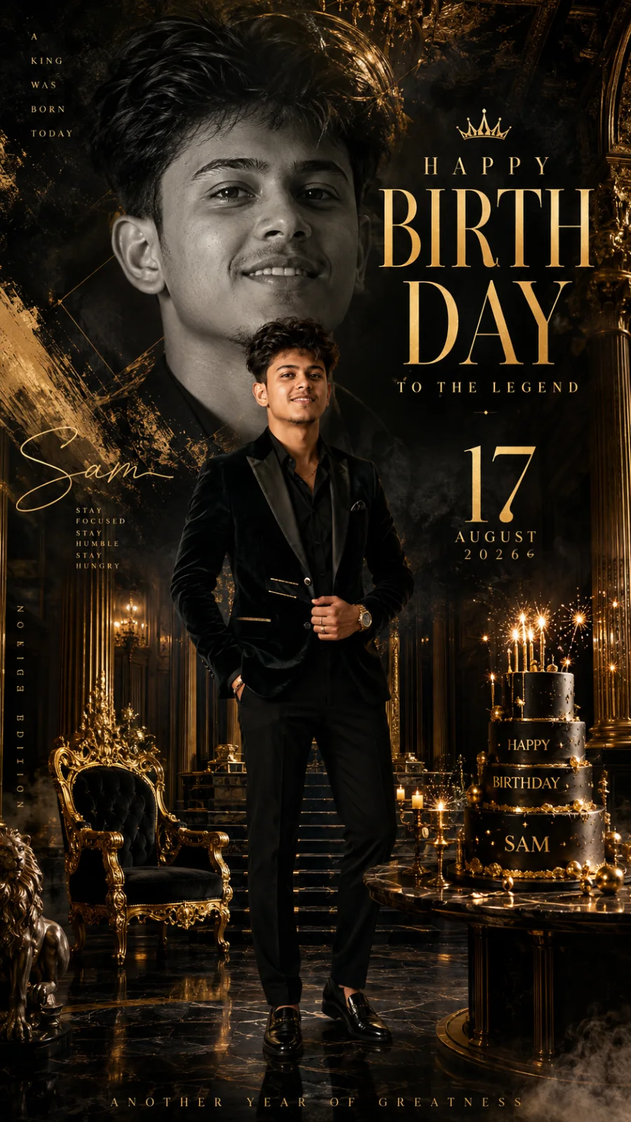 Luxury Birthday Poster Design