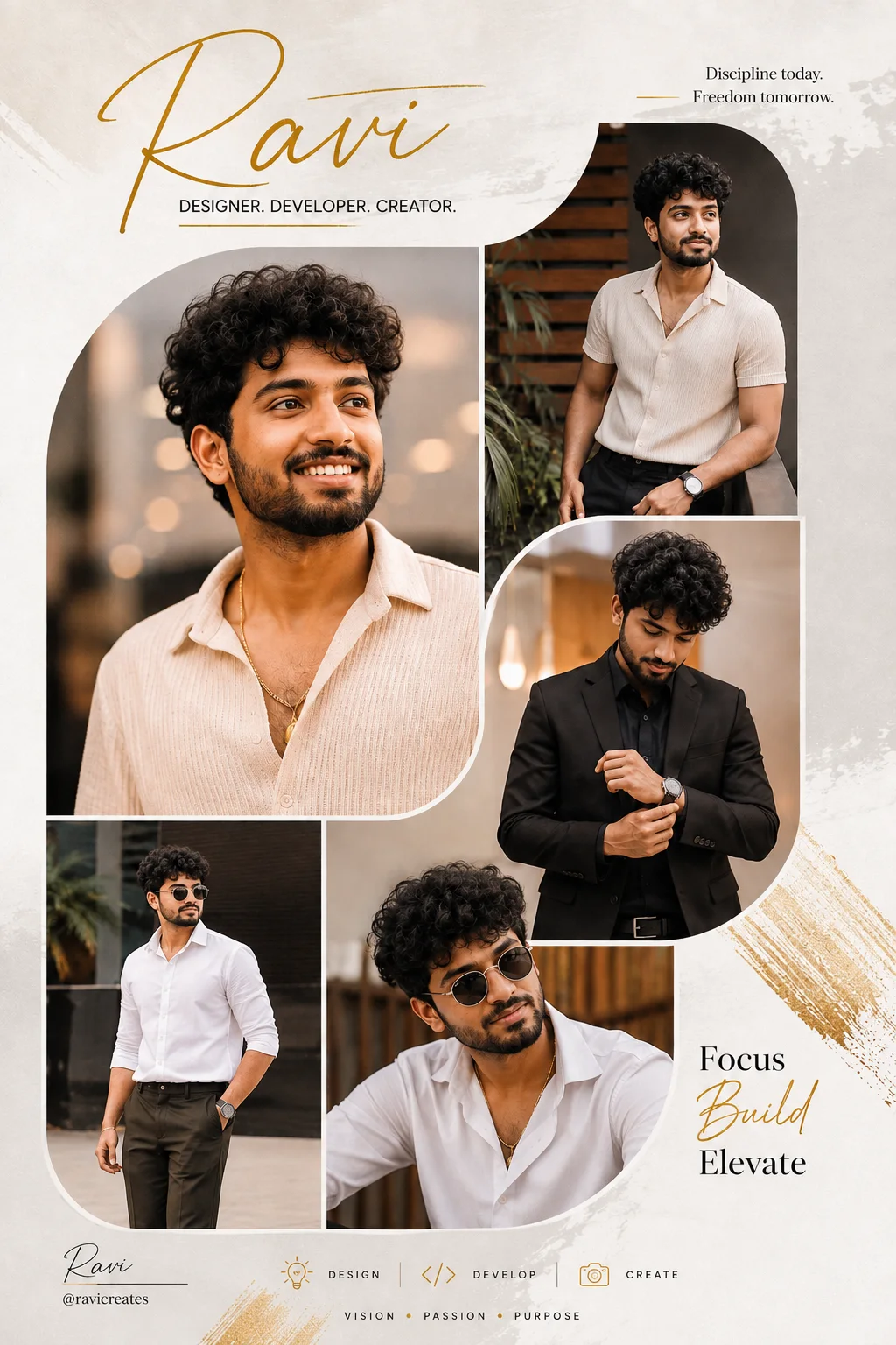 Ravi’s Designer Creator Portrait Collage