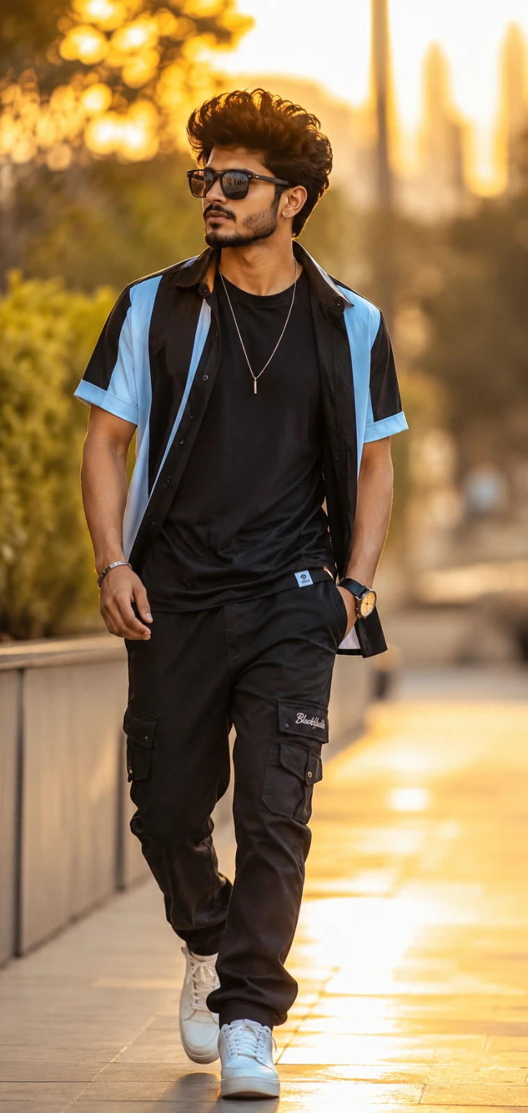 Golden-Hour Streetwear Stroll