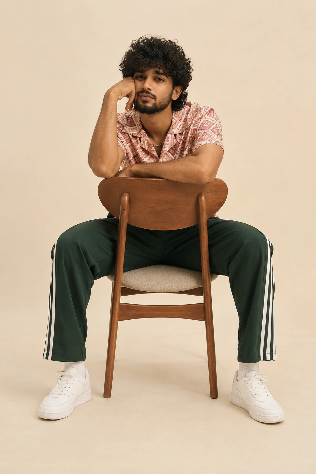 Relaxed Editorial Chair Portrait