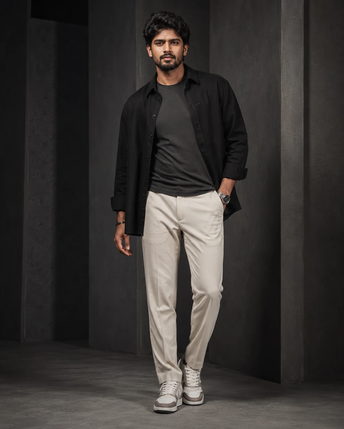 Contemporary Minimalist Menswear Portrait