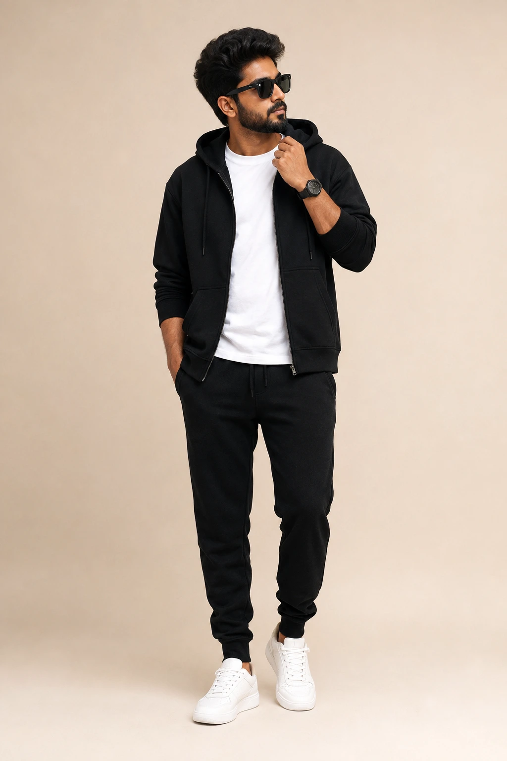 Casual Athleisure Studio Portrait